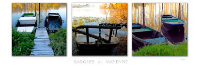 Photo de la Mayenne: Barques à Ecouflant